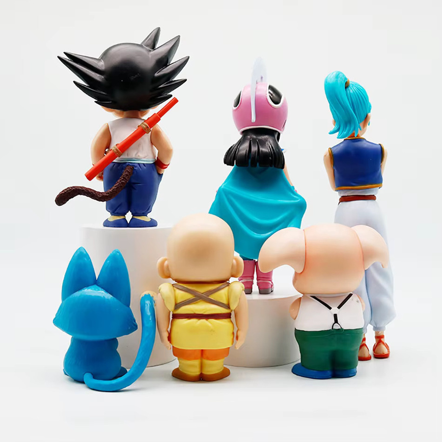 Bandai Dragon Ball Son Goku Yamcha Bulma Roshi Chichi Master, Actionfigur, Einzelfigur, Kunststoff, Bunt / Mehrfarbig - Bild 3