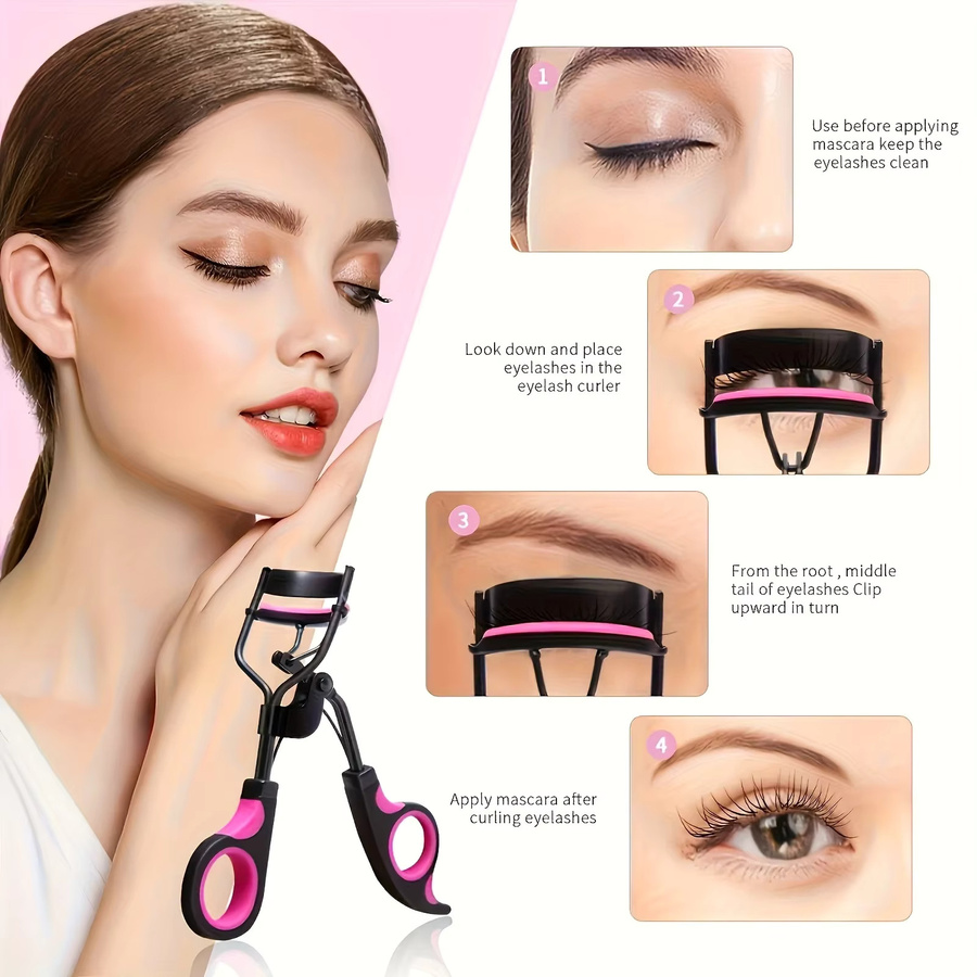 RUZOFO Wimpernzange für Damen, Schwarz-Rosa, Glänzend - Bild 2