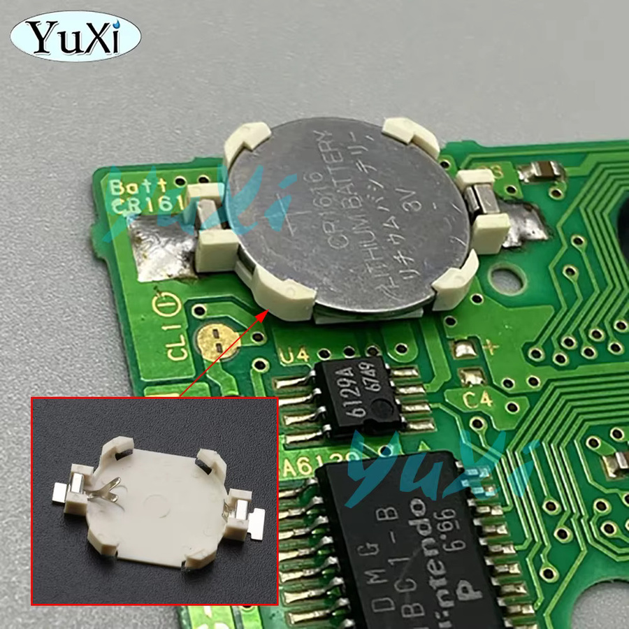 10er Set YuXi CR1616 Batteriehalter für Nintendo Gameboy, Gameboy Color und Gameboy Advance Ersatz Zubehör - Bild 2