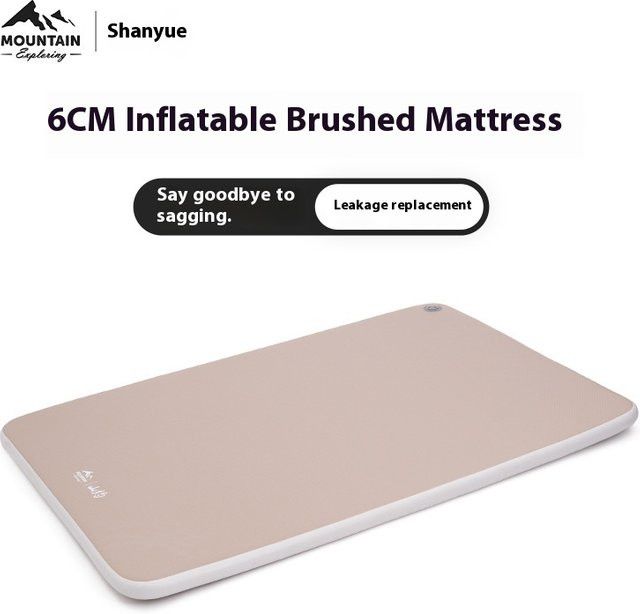 SHANYUE Automatische Aufblasbare Campingmatratze Gebürstete Luftmatratze für Outdoor und Zuhause - Bild 1