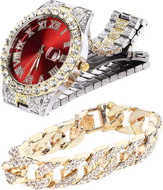Neoglint Armbanduhr Quarz, Edelstahl, Diamant, Grau, Damen - Bild 1