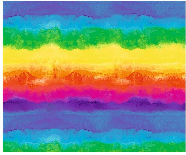 URSUS Motiv-Fotokarton Watercolor Regenbogen in Multicolor - Bild 1