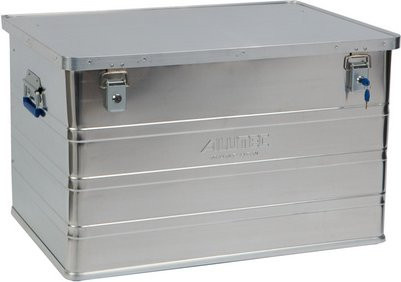 Alutec Aluminiumbox Classic 186 in Silber, wasserdicht und stapelbar, B/T/H: 56,5 x 78,5 x 48,2 cm - Bild 1
