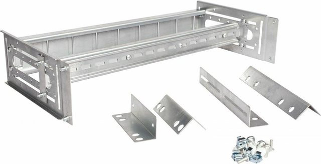 Equip Rails 19 Zoll Regal-Schiene 3HE DIN in RAL7035 Grau - Bild 1
