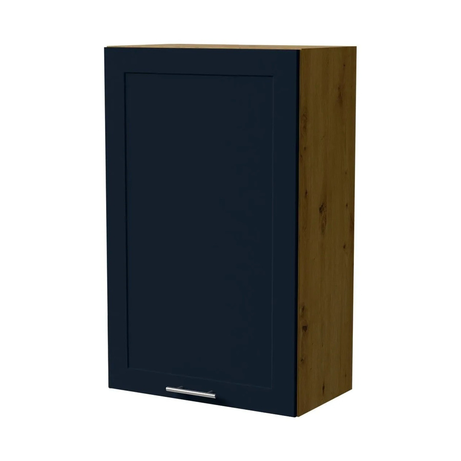 Feldmann-Wohnen Hängeschrank Oslo W4/60/1 in Eiche Artisan und Indigo Matt, B/T/H: 60 x 32,5 x 96 cm - Bild 2