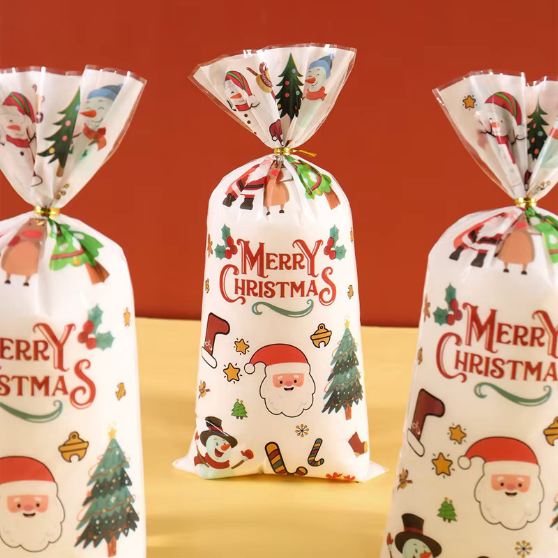 Bunte Weihnachts-Süßigkeitentüten aus Kunststoff für deine Weihnachtsdekoration und Geschenkverpackungen - Bild 2