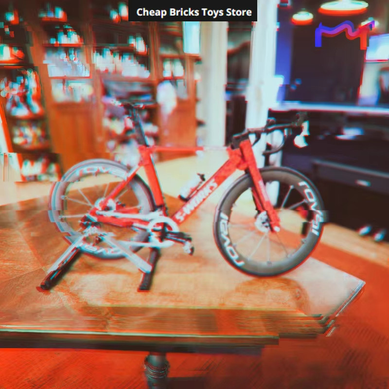 Moc Rennrad Bausteine, Replik-Fahrrad Ausstellungsmodell, 1.015 Teile - Bild 5