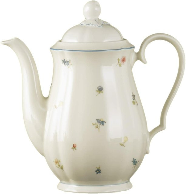 Seltmann Weiden Kaffeekanne Marieluise Elfenbein Streublume aus Porzellan 1,30 l - Bild 1