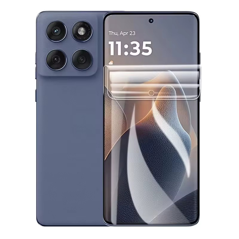 3er Pack Hydrogel-Displayschutzfolie für Motorola Moto Edge 70 Fusion, transparent - Bild 2