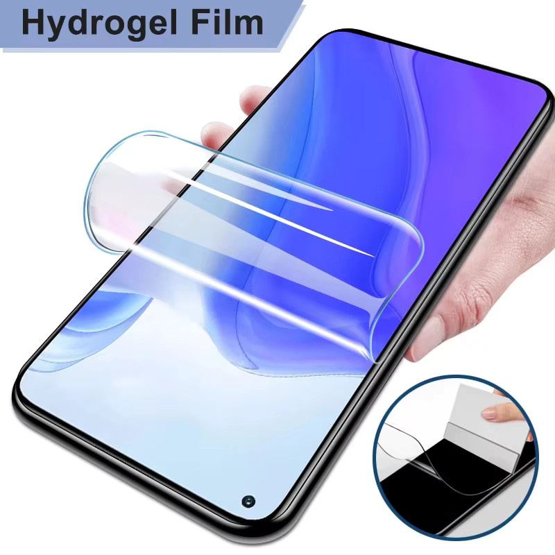 3er Pack Hydrogel Display Schutzfolie für Xiaomi Redmi Note 12 Pro 11 10 9 9A 9C 9T 8T 5G transparent - Bild 2