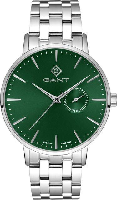 Gant Herrenuhr Park Hill III, Quarz, Edelstahl, Grün, 42 mm, 5 ATM - Bild 1