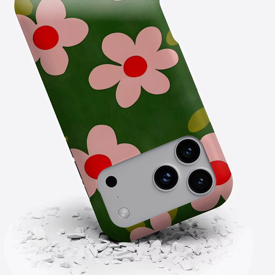 Aurbe Matte 2-in-1 MagSafe Hülle Bloom Bud Case für iPhone 17 16 15 14 Plus Pro Max Stoßfeste Hartschale in Multicolour - Bild 3