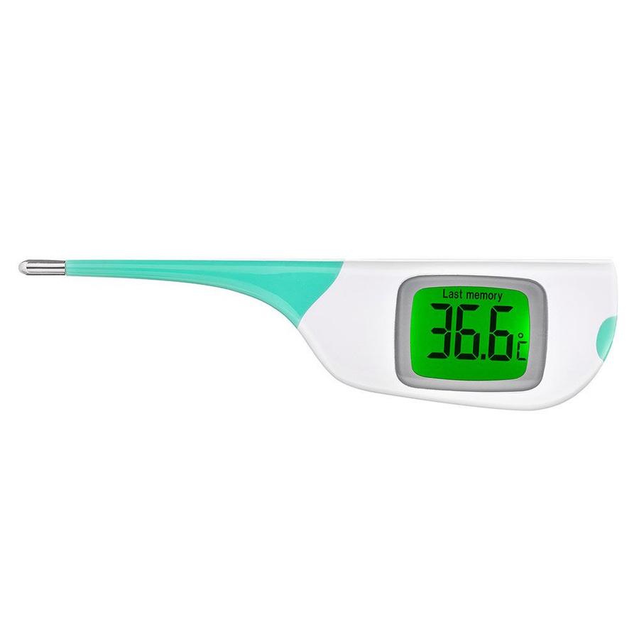 Reer Fieberthermometer ColourTemp mit flexibler Spitze in Rot, Grün und Weiß - Bild 1