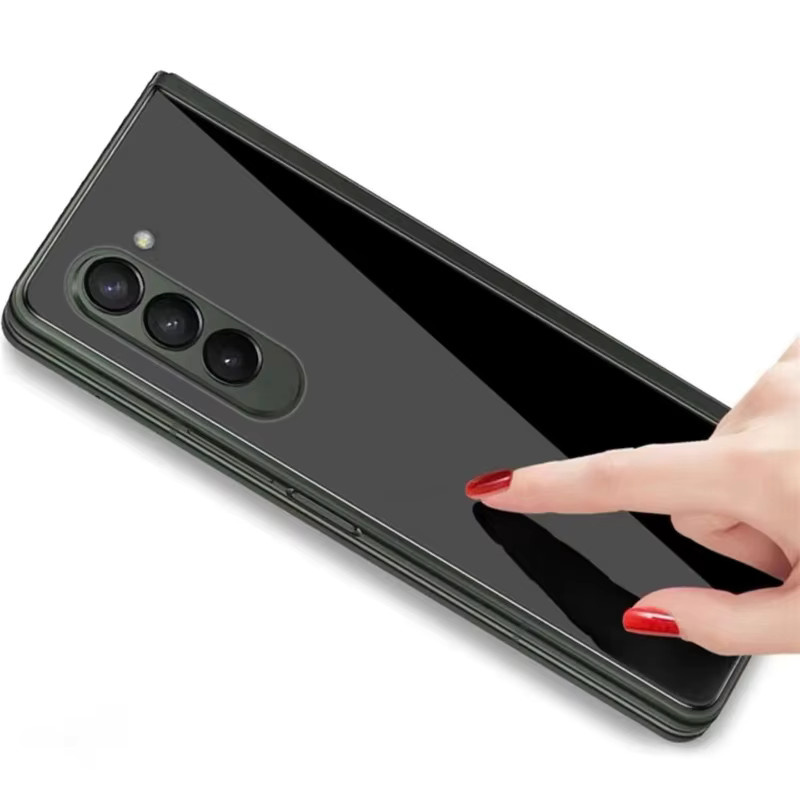 Samsung Displayschutzfolie aus 9H gehärtetem Glas für Galaxy Z Fold 7 6 5 4 3 Ultra in Schwarz mit voller Abdeckung - Bild 3