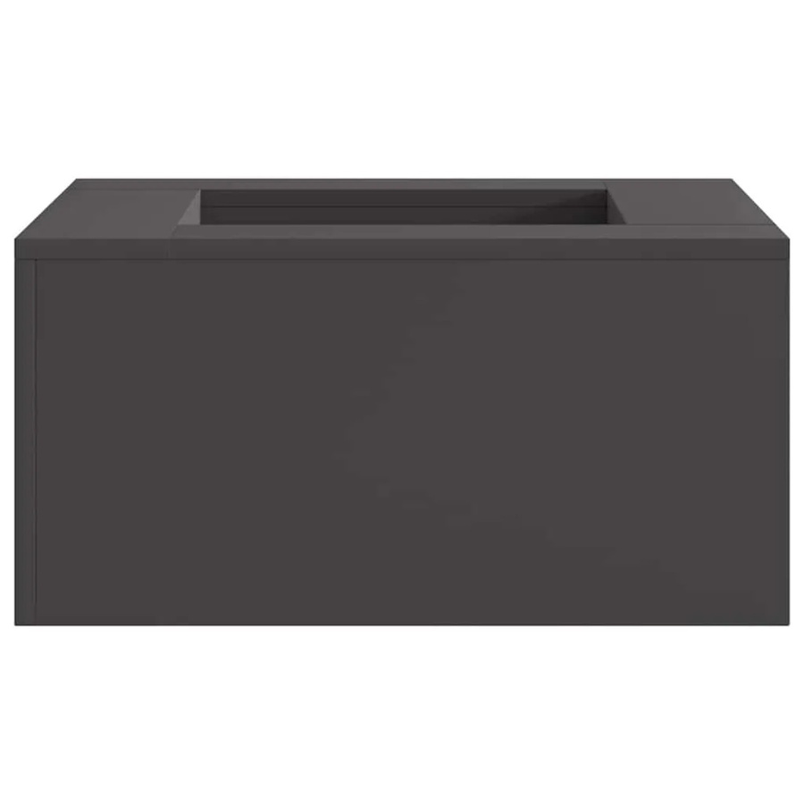 vidaXL Feuerstelle aus Stahl in Schwarz B/T/H: 60 x 60 x 30 cm - Bild 2