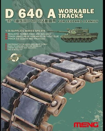 MENG Models D 640 A Workable Tracks for Leopard 1 - Bild 1