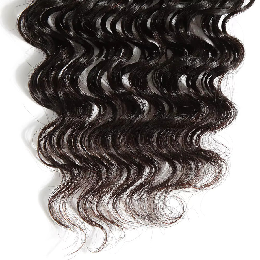 Echthaar-Bündel tiefe Welle, 28 Zoll, Remy brasilianisches Haar, Damen - Bild 4
