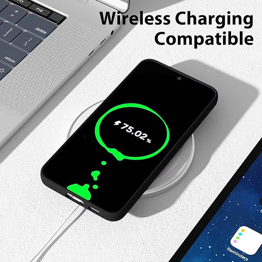 Ricestate Stoßfeste Silikon TPU Handyhülle für Samsung Galaxy S26 S25 S24 S23 S22 S21 Plus Ultra FE 5G in Schwarz - Bild 5