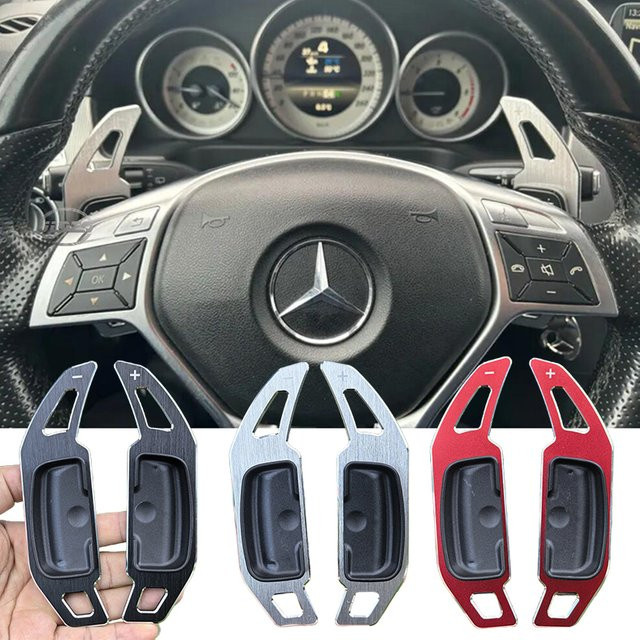 Paddle Shifter Set aus Aluminium Legierung für Mercedes-Benz A-Klasse W176 (2013-2015), 2 Stück - Bild 1