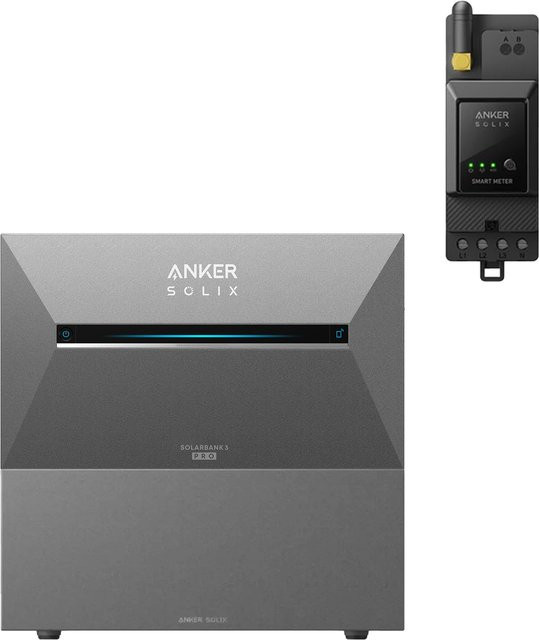 Anker SOLIX Solarbank 3 E2700 Pro Speicher für Balkonkraftwerk mit 2,68 kWh Kapazität, 4 MPPT und BP2700 Erweiterungsakku inklusive Smart Meter - Bild 1