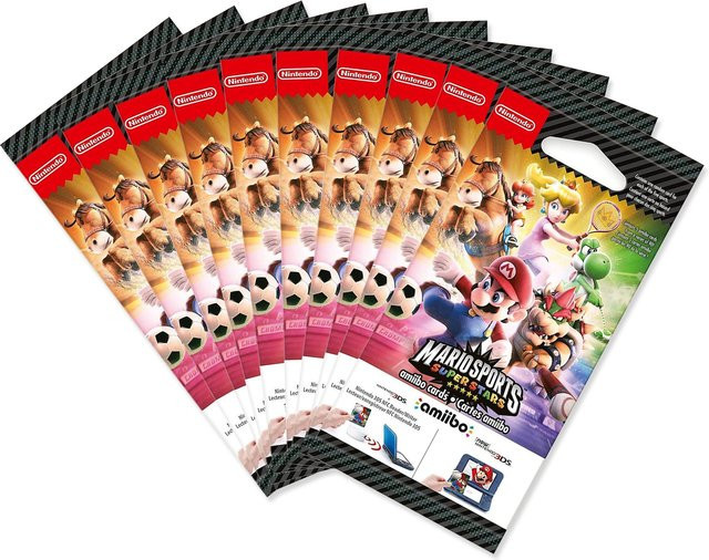 Nintendo Super Mario Amiibo Karten, Sport, 5-teiliges Set - Bild 1