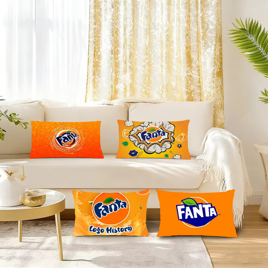 F-FantaS Kissenbezug mit Grafikprint in Orange, rechteckig, B/H: 30 x 30 cm - Bild 2