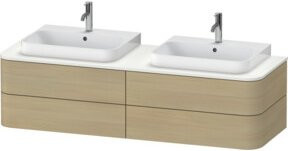 Duravit Waschtischunterschrank Happy D.2 Plus für Frauen, B/T: 160 x 55 cm, Beige Matt - Bild 1