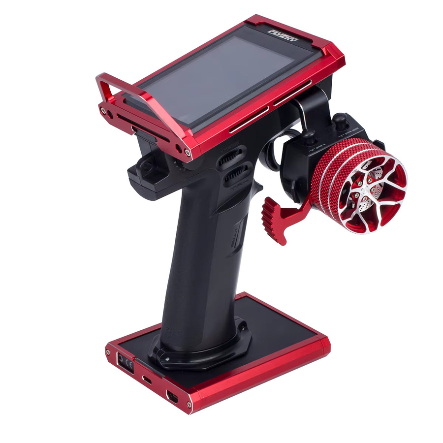 Fimonda Flysky NB4/Noble Lite/NB4 PRO CNC Aluminium Sender-Rahmenschutz Halterung Tragegriff, Metall, Schwarz, Zubehör - Bild 2