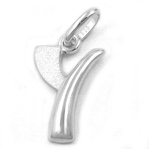Colfem Anhänger Buchstabe Y, 925 Silber, Unisex - Bild 1