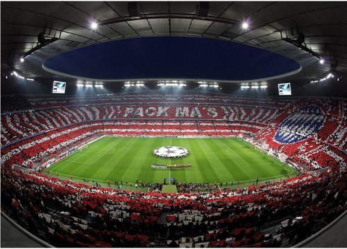 K&L Wall Art XXL Vliestapete FC Bayern München Pack Mas, mehrfarbig, matt, B/H: 384 x 260 cm - Bild 1