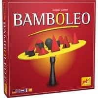 Zoch Bamboleo Geschicklichkeitsspiel aus Holz mit Korkkugel in Rot/Gelb - Bild 1