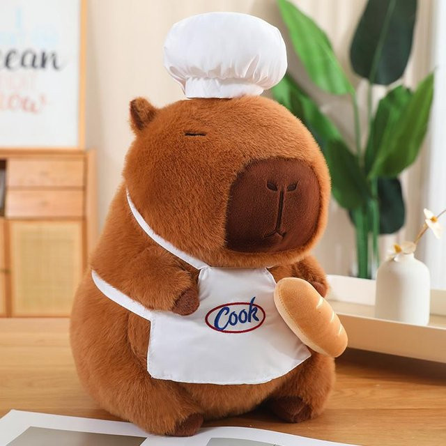 GDzaccly Capybara Brot Puppe Kissen Plüsch 35cm - Bild 1