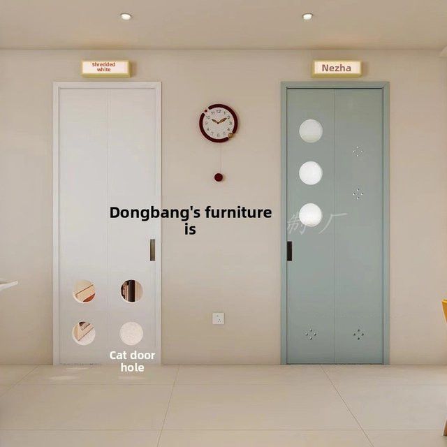 Earnest Klapptür im Simple Style für Badezimmer, Küche oder Schlafzimmer als unsichtbare Schiebetür - Bild 1