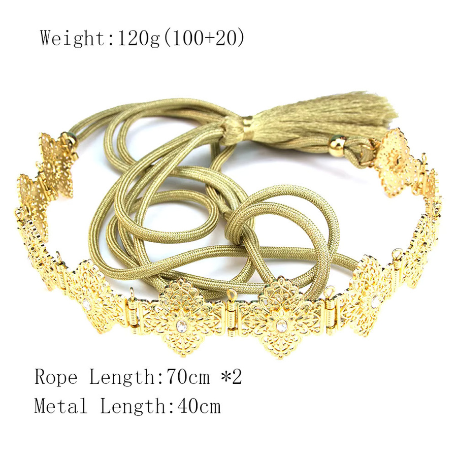 Sunspicems Taillenkette, Gold, Kristall, Damen - Bild 2