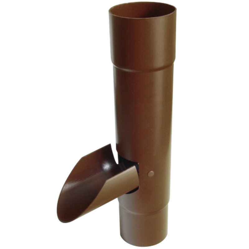 Regenwasserfänger Friedrich von Lien AG aus PVC für 125 mm Kunststoff Dachrinne, Durchmesser: 90 mm - Bild 1