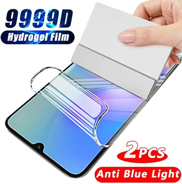 2er-Pack Hydrogel-Displayschutz Folie für Samsung Galaxy S25 S24 S23 S22 S21 S20 S10 Ultra Note 20 10 9 Lite Plus transparent - Bild 1
