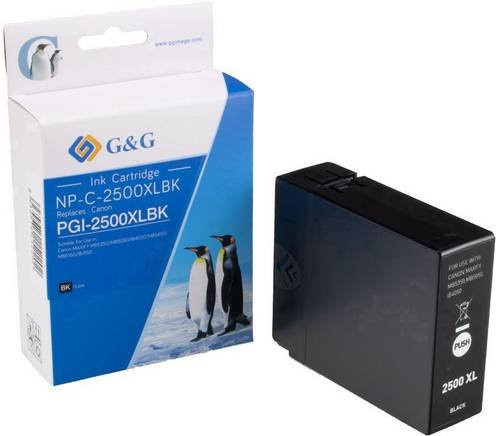 G&G Druckerpatrone kompatibel mit Canon PGI-2500BK XL in Schwarz - Bild 1