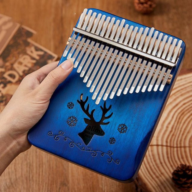 Binchi Kalimba Daumenklavier, Mahagoni, 21 Tasten - Bild 1