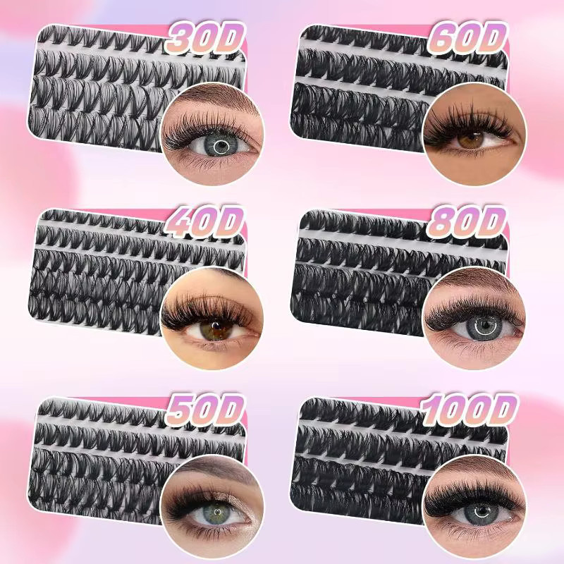 BSIMONE DIY Wimpernverlängerungs-Set, 570-teilig, Unisex - Bild 3