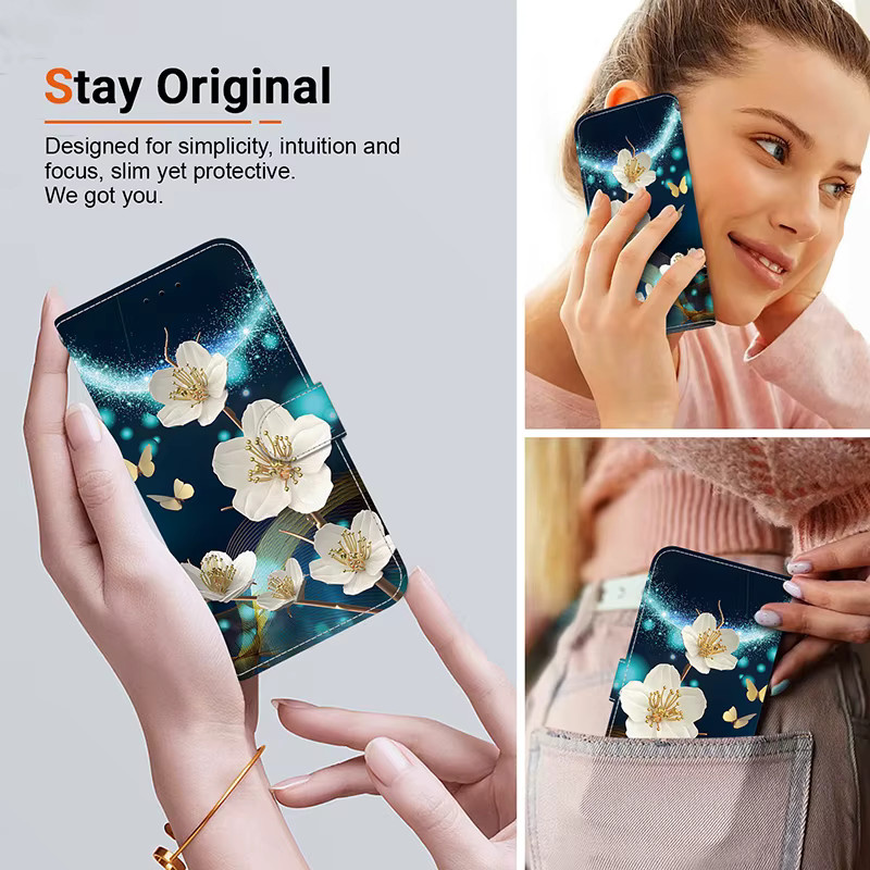 Stand Flip Wallet Case Leder-Schutzhülle für Xiaomi Redmi 9i 9A 9T 6 6A 7 Y3 7A 8 8A 9 POWER 9 Prime - Bild 3