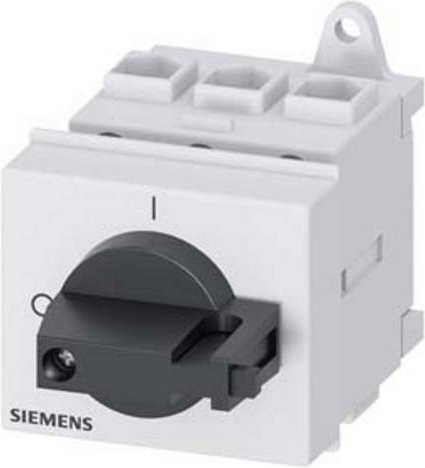 Siemens Lasttrennschalter Schwarz 3polig 32A 16mm² 690 V/AC 3LD22300TK11 - Bild 1