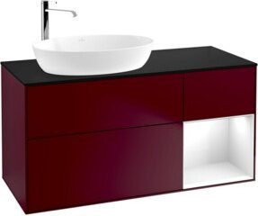 V&B Waschtischunterschrank Finion in Weiß lackiert, Breite: 120 cm, Tiefe: 50,1 cm, Höhe: 50,1 cm - Bild 1