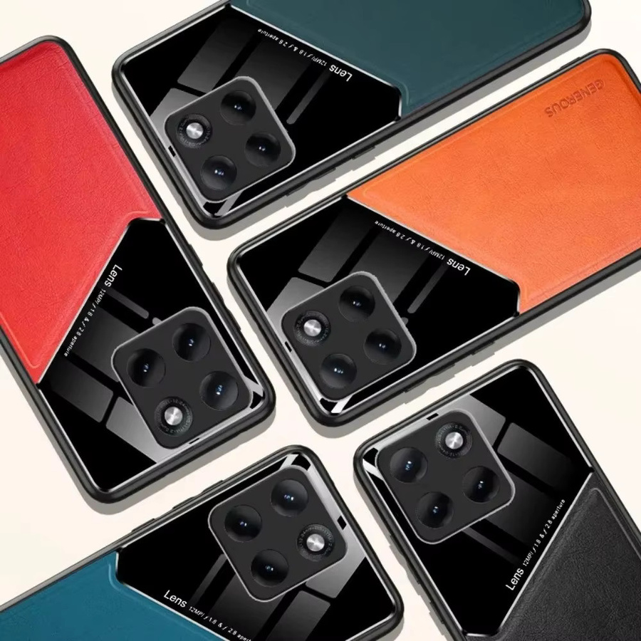 Luxuriöse Magnet-Handyhülle aus PU-Leder für Motorola Moto Edge 70 Fusion, Moto Edge 60 Pro, Moto X70 Air in Rot - Bild 3