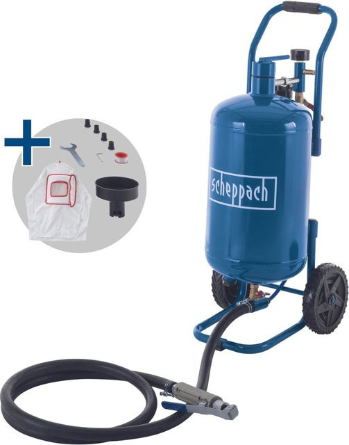 Scheppach Mobiles Sandstrahlgerät SBT-20 in Blau - Bild 1