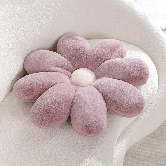 Yiran toy Gänseblümchen-Blume, Kissen, Plüsch / Textil, Rosa / Pink - Bild 1