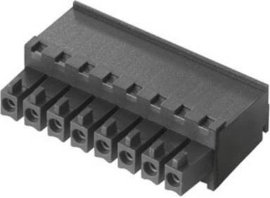 Weidmüller Buchsengehäuse-Kabel BC/SC in Schwarz mit 9 Polzahl und 3,81 mm Rastermaß, 50 Stück - Bild 1