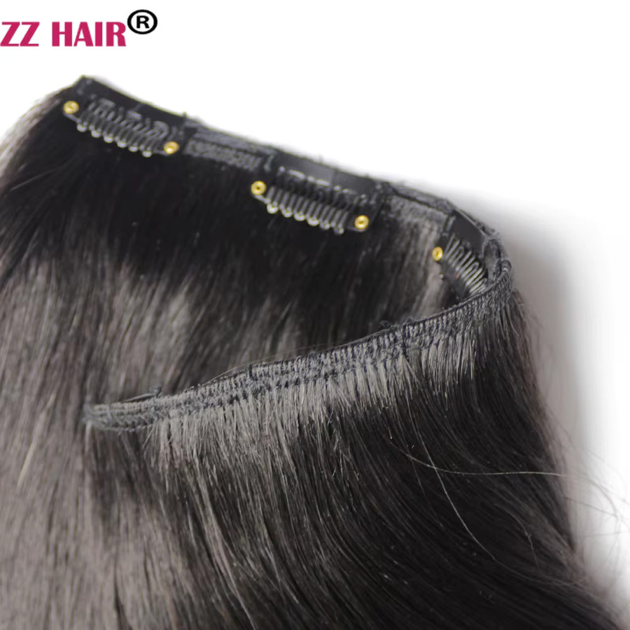 ZZHAIR Remy-Haarverlängerung Clip-in, 70 g, glatt, 40,6–50,8 cm - Bild 2