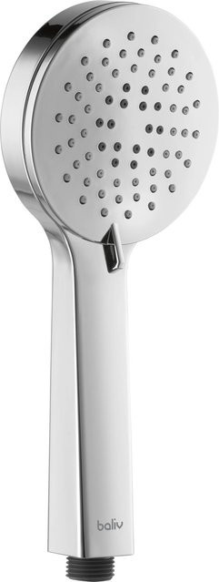 baliv Handbrause HBR-100.120 Verchromt, Rund, Ø 10 cm, Anti-Kalk-Funktion - Bild 1