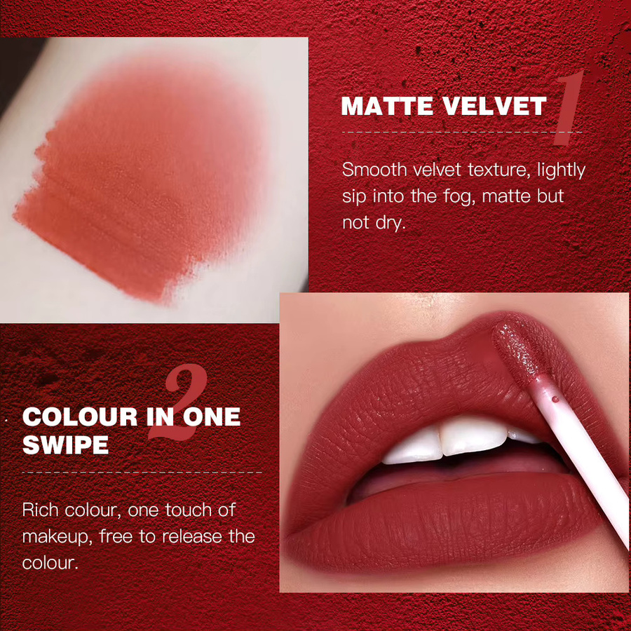 QIBEST Lippenstift, Nude, Matt, Damen - Bild 4