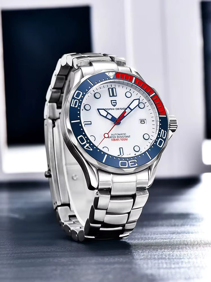 PAGANI DESIGN Armbanduhr, Automatik, Edelstahl, Saphirglas, Herren - Bild 7